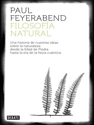 cover image of Filosofía natural